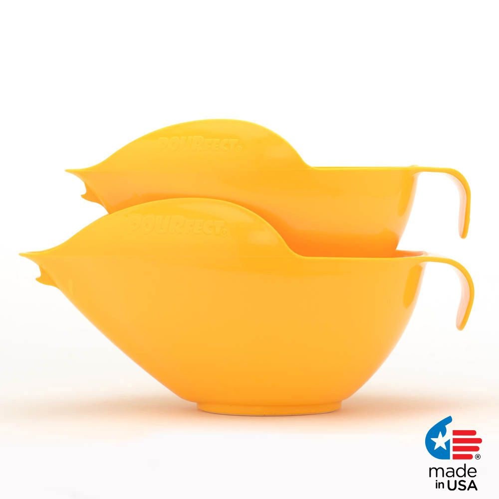POURfect Mixing Bowls 1010 6 & 8 Cup Mixing Bowls Made in Etsy