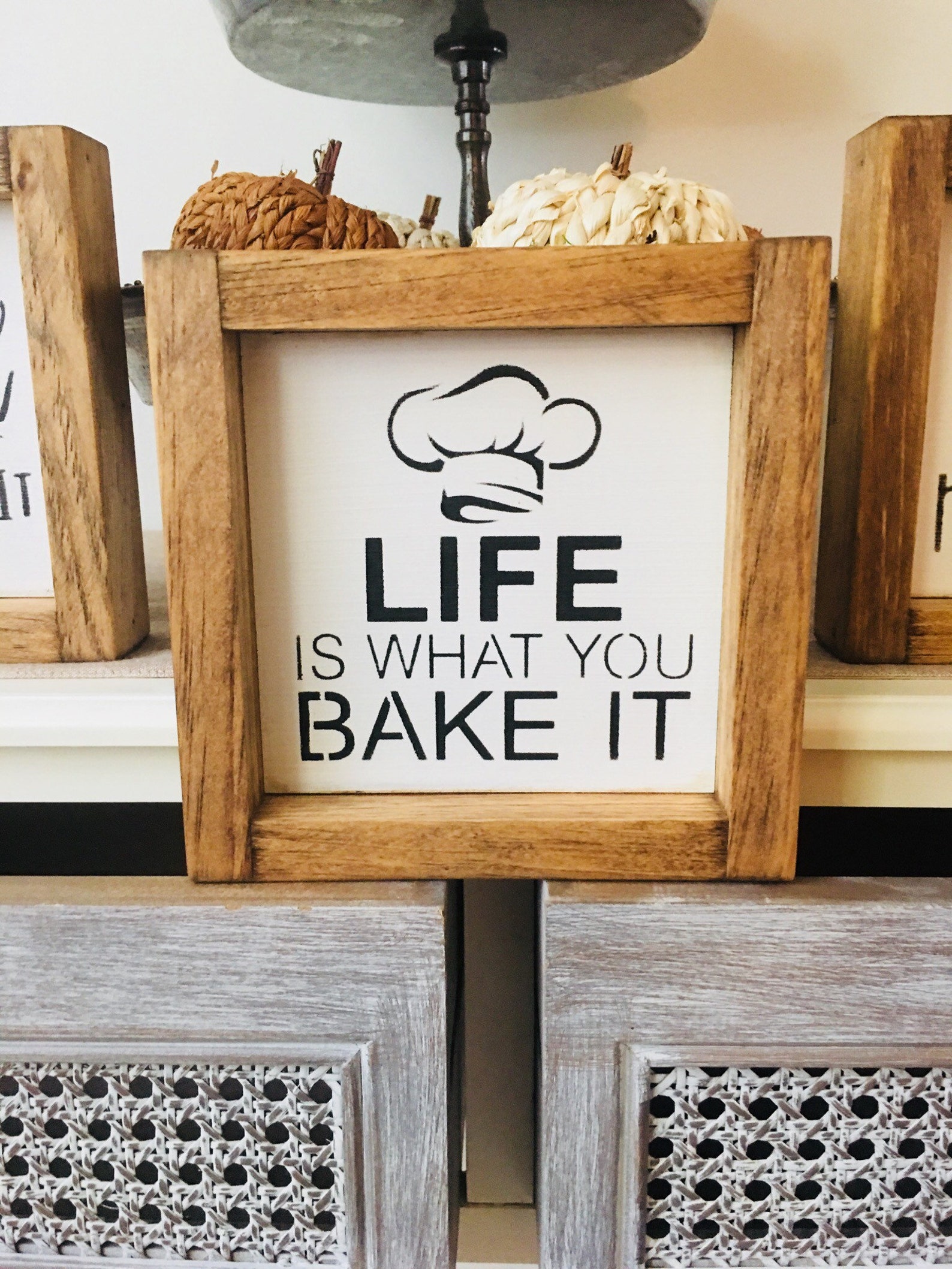 Kitchen Pun Signs Funny Food Puns Fun Kitchen Shelf Sitter Etsy