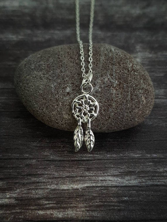 Banter Polished Dream Catcher Necklace Charm in Sterling Silver | Westland  Mall
