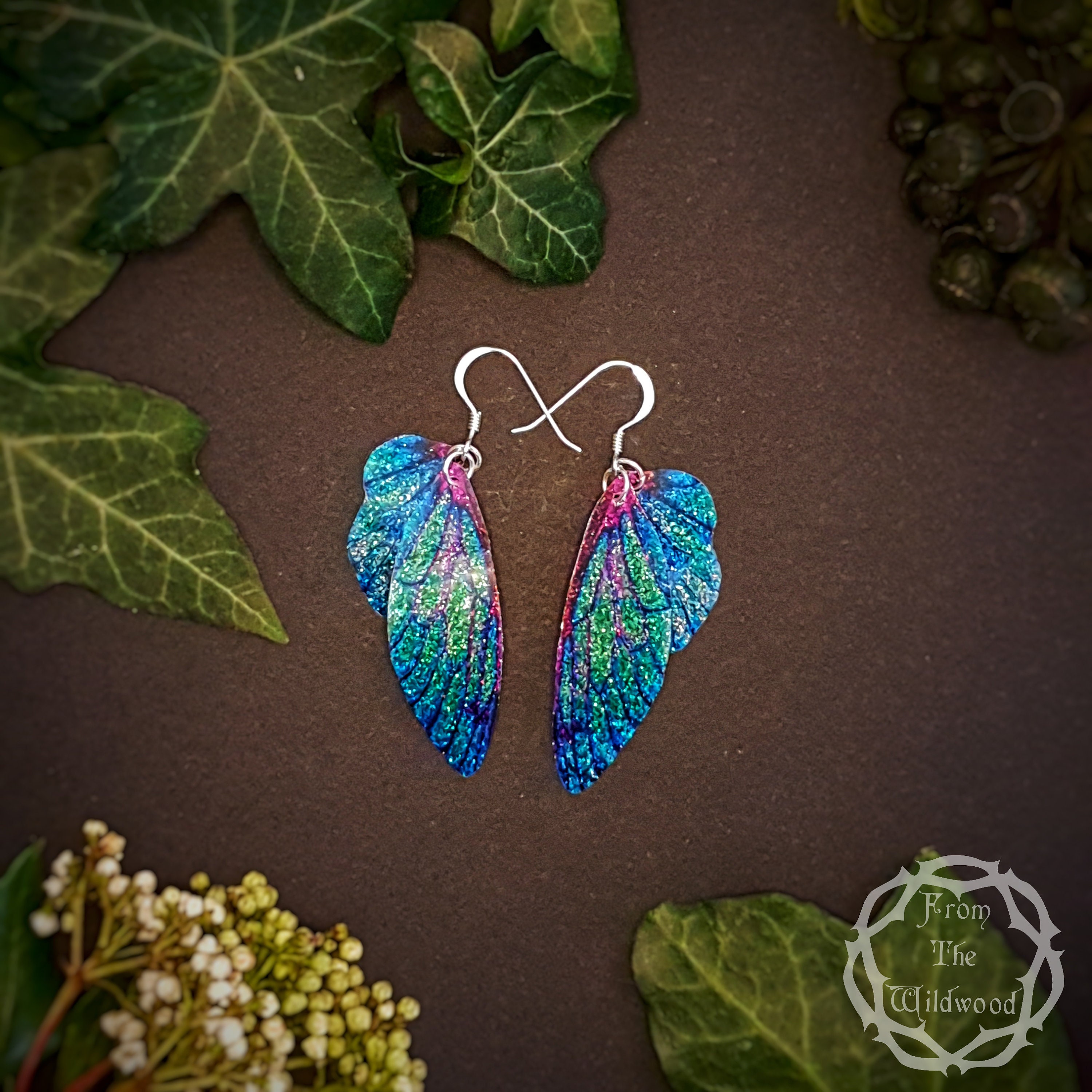 Small Blue Training Wings Handmade Sparkle Fairy Wing Etsy