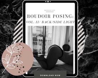 FOR PHOTOGRAPHERS | Posing Guide for Moody Boudoir Images | Posing Guide | Pose Inspo | Boudoir Shoot Preparation | Boudoir E-book