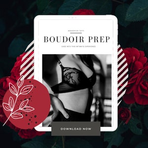 BEFORE YOUR SHOOT Prep Guide E-Book | Boudoir Guide | Boudoir Shoot Preparation | Journal Prompts for Self-love
