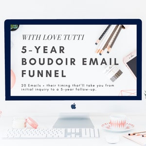 FOR PHOTOGRAPHERS Boudoir Business Essential Email Responses| Email Funnel| Email Sequencing| Email Replies | Planning Guide | Templates