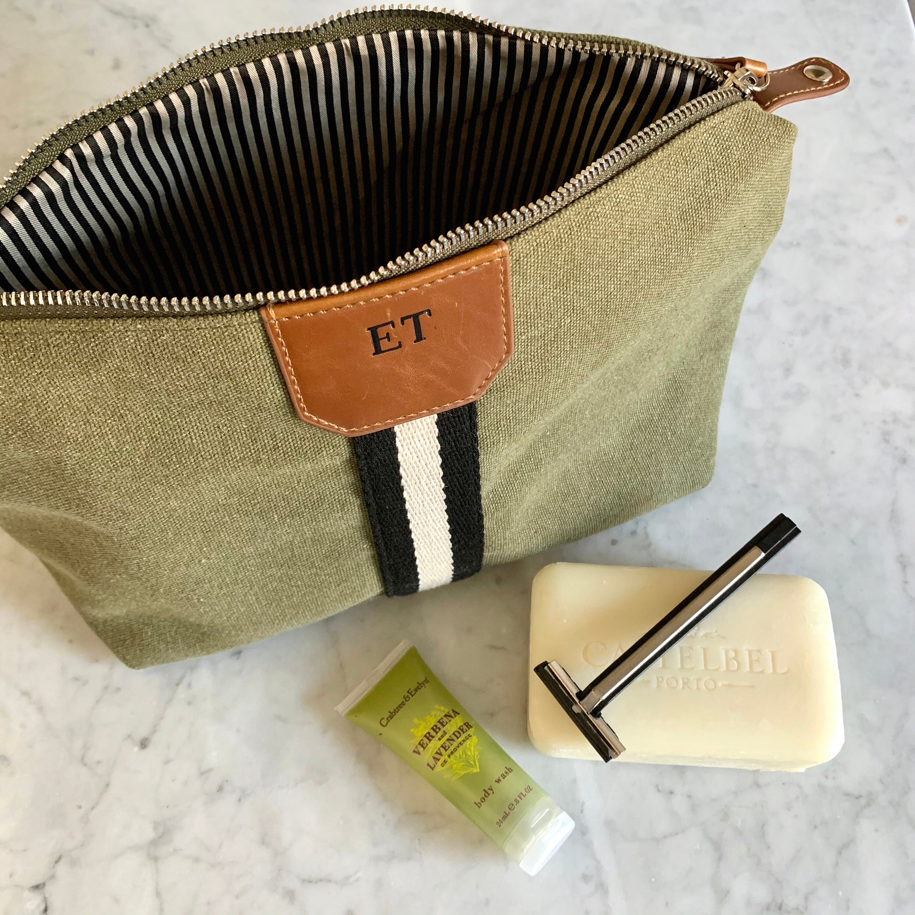 Canvas Toiletry Bag Etsy