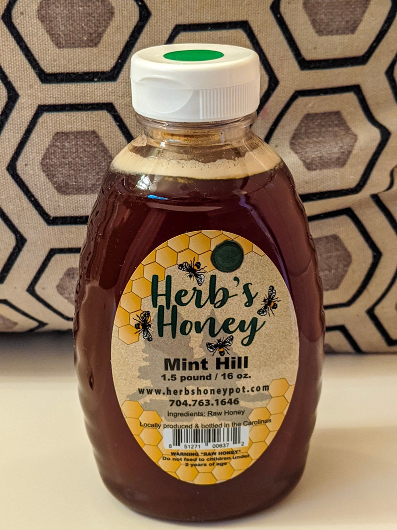 Mint Hill, North Carolina Honey 1.5 pound fl oz