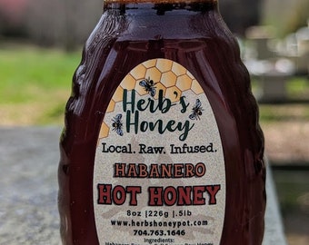 Herb's Honey Infused Habanero Pepper Honey