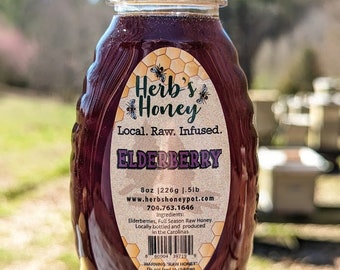 Herb's Honey Elderberry Infused Honey