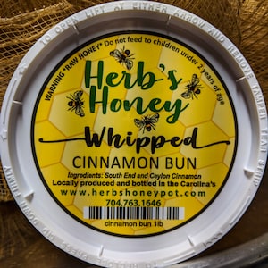 Whipped Honey with Seasonings/Spices or natural dehydrated fruit flavor