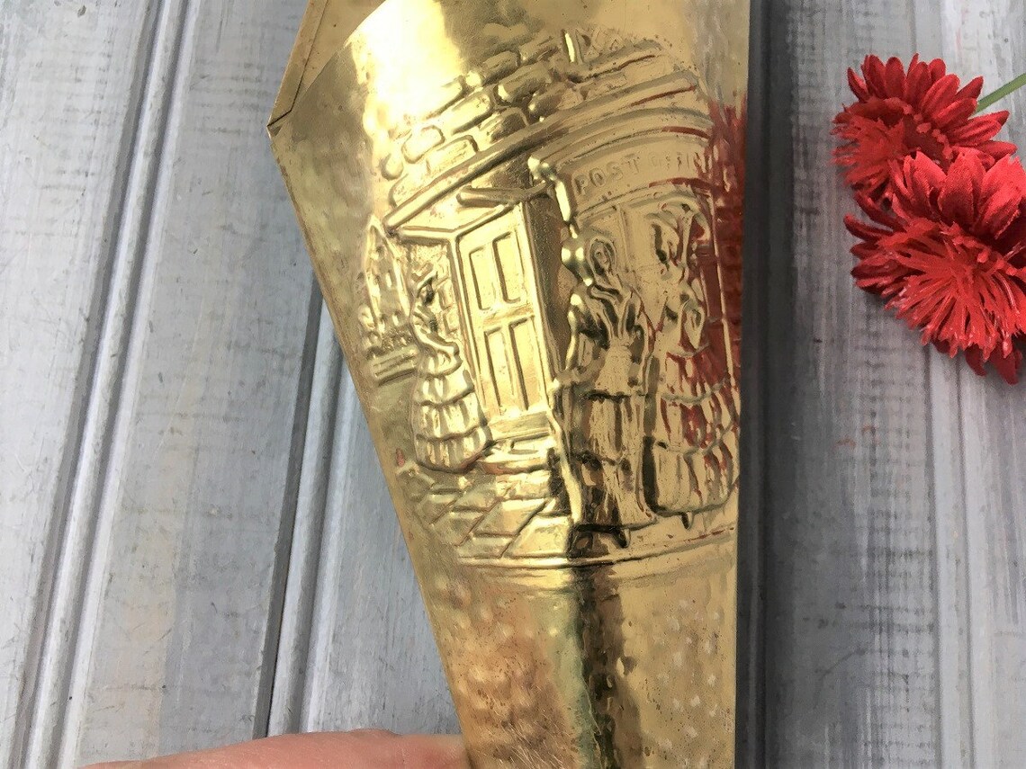 Brass Wall Matchstick Holder / Long Matchstick Holder / Brass Etsy Canada