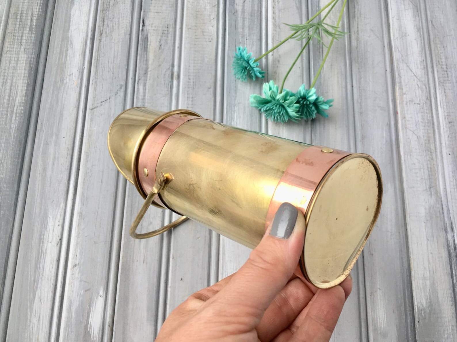 Brass Matchstick Holder / Long Matchstick Holder / Brass Match Etsy