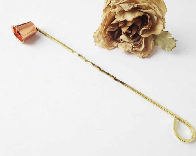 Vintage Copper Candle Snuffer / Copper Candle Snuffer / Candle Snuffer