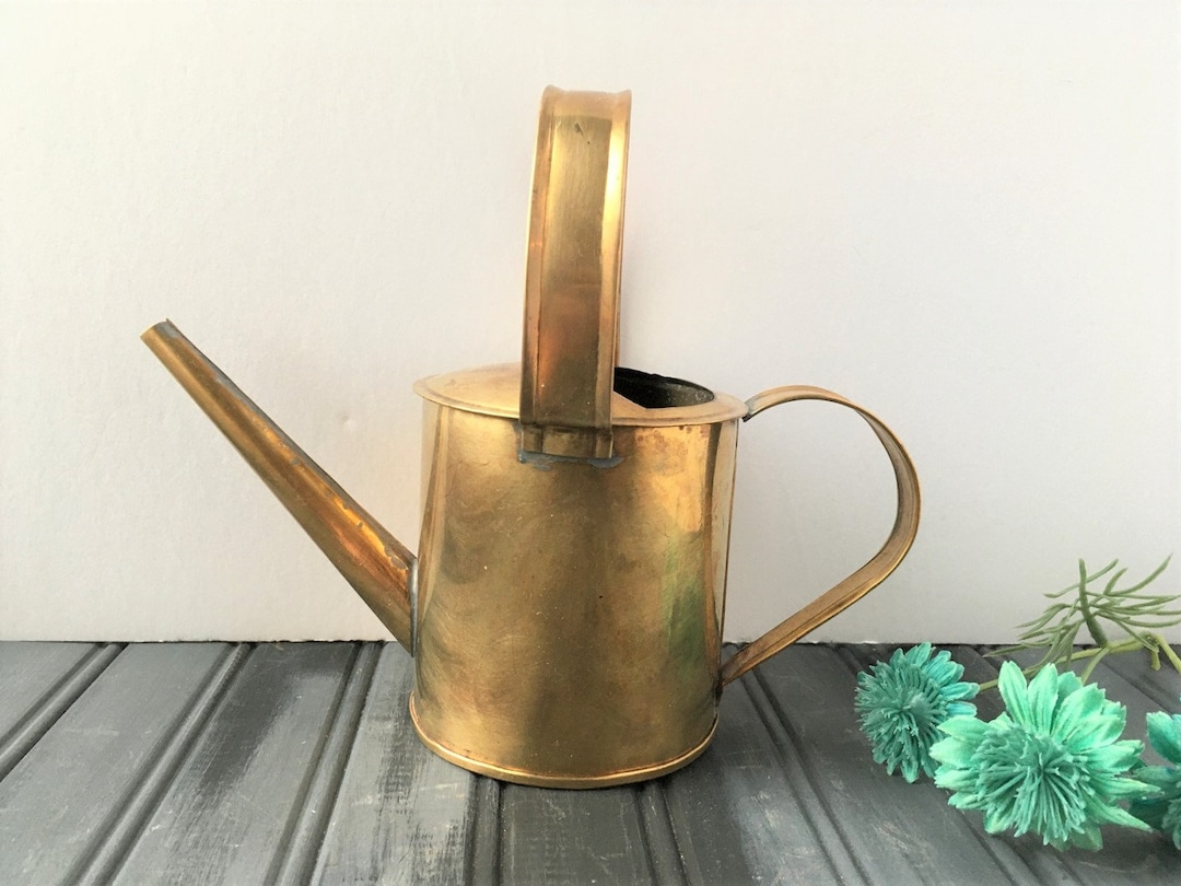 Brass Watering Can / Vintage Brass Watering Can / Vintage - Etsy