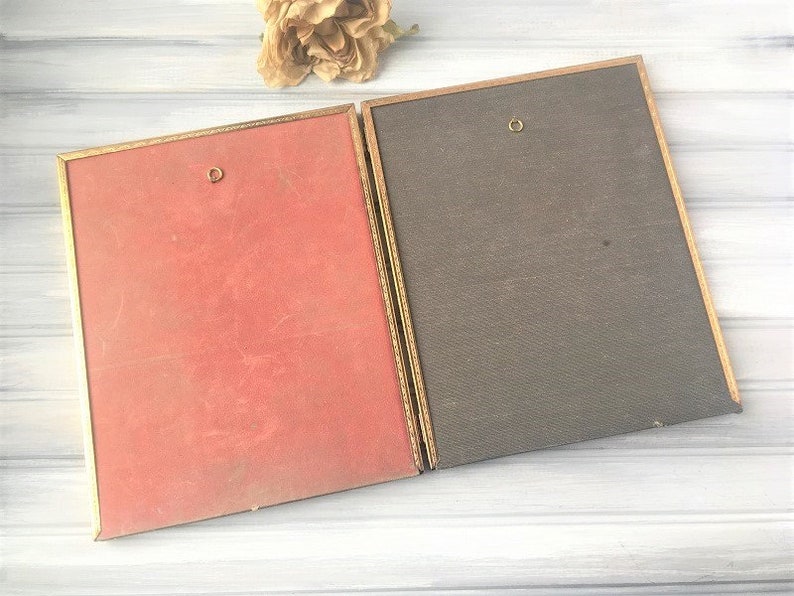 Double Picture Frame Vintage Ornate Photo Frame Old Picture Frame 8 x 10 Frame 8 x 10 Display Gold Frame