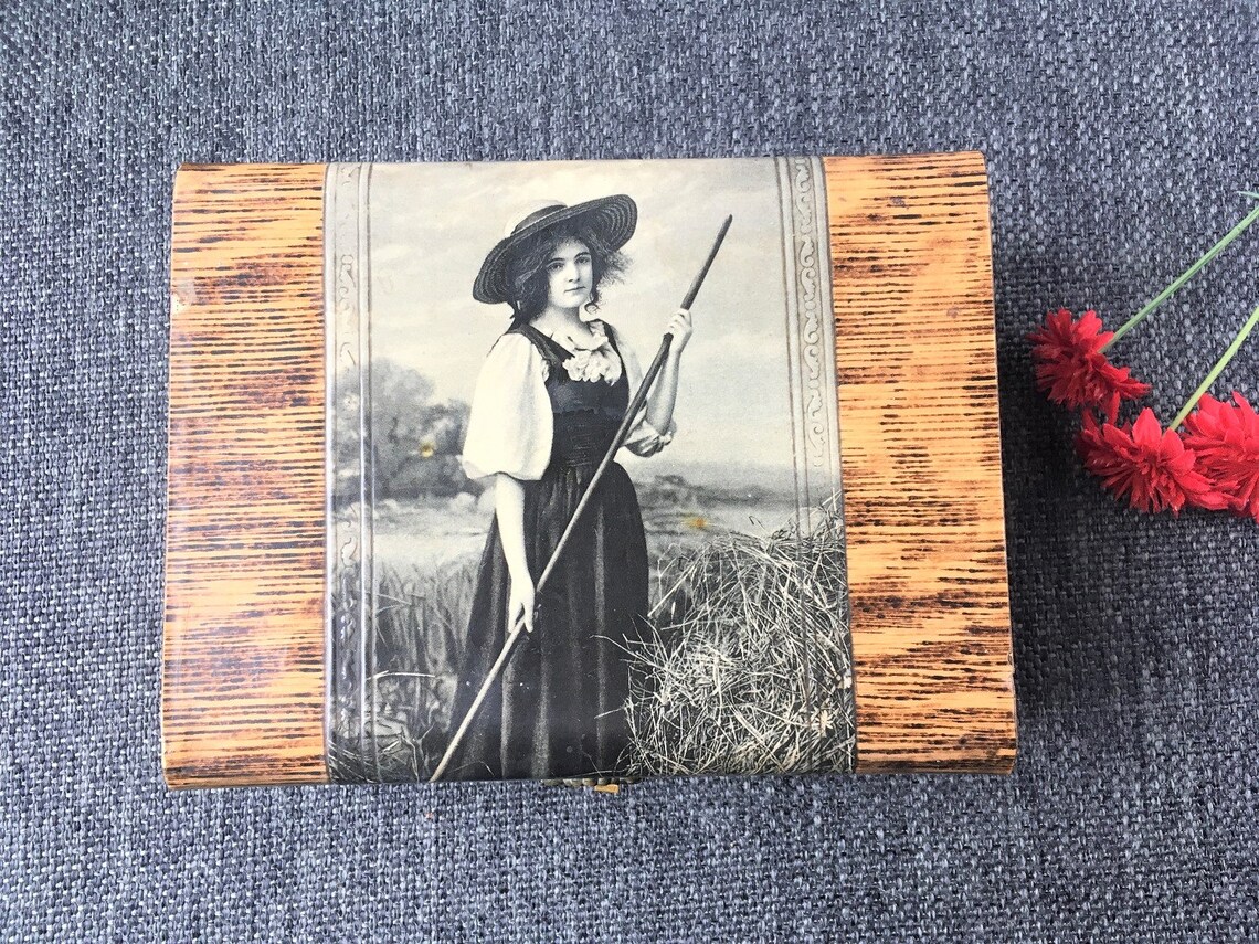 Schmuckschatulle aus Kunstholz / Damen Schmuckkästchen / | Etsy