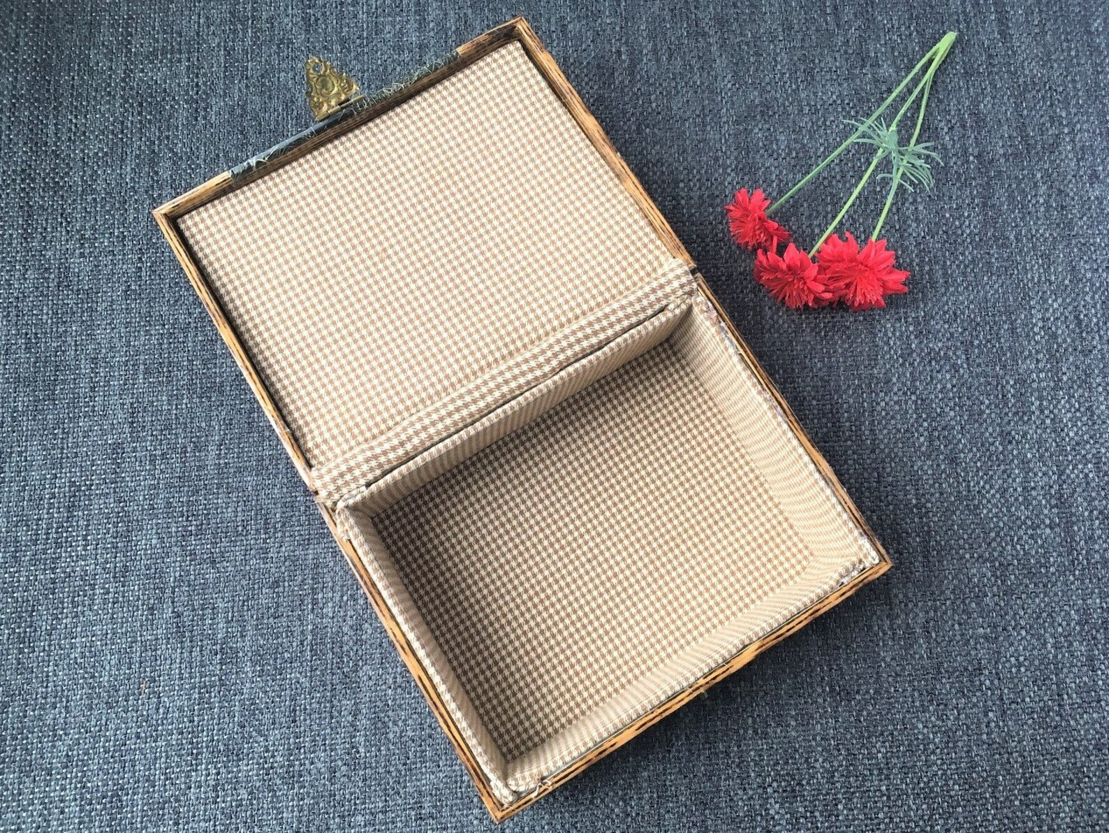 Schmuckschatulle aus Kunstholz / Damen Schmuckkästchen / | Etsy