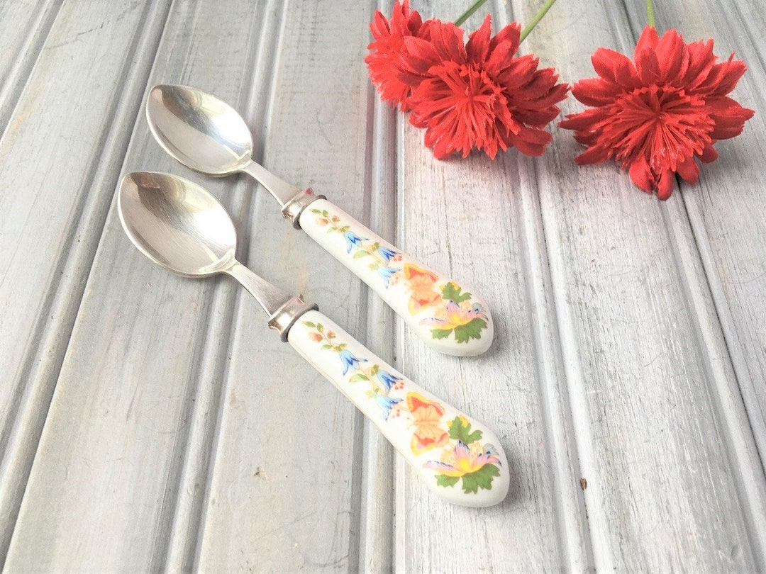 Small Silver Spoons / Silver Spoons / Aynsley Spoons / Aynsley Etsy