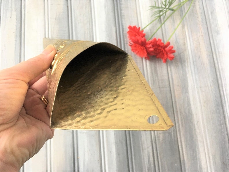 Brass Wall Matchstick Holder / Long Matchstick Holder / Brass Etsy