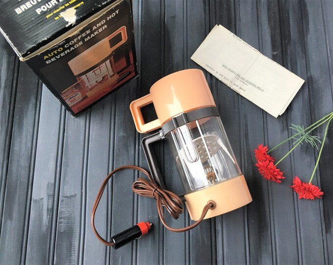 Auto Coffee Maker / Plug in Coffee Maker / Vintage Car Coffee Maker