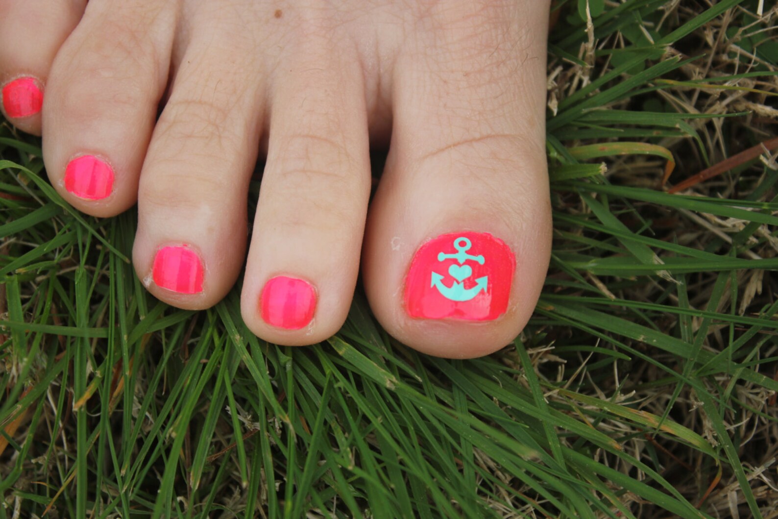 Anchor Toe Nail Decals Toe Nail Decal Anchor Toe Nail Art Etsy