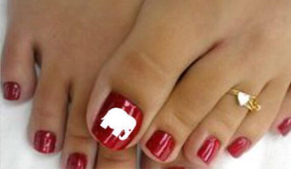 toe nail decals