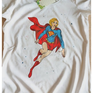 Camiseta superman, camiseta para hombre, camiseta blanca, camiseta cuello  redondo, camiseta para regalar.