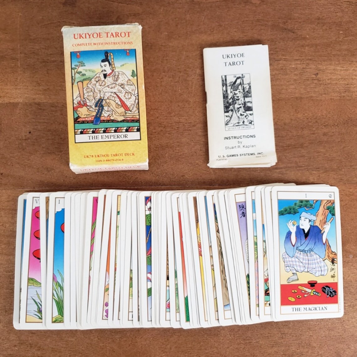 Ukiyoe Tarot Deck 1983 Completo Full Color Deck w/Booklet Etsy