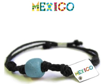 Mexico Earth Bands Bracelet or Anklet | Eco Friendly | Natural Hemp | Vegan Boho | Custom Jewelry | Handmade w/ Earth & Sand