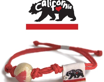 California Earth Bands Bracelet or Anklet | Eco Friendly | Natural Hemp | Vegan Boho | Custom Jewelry | Handmade in USA with Earth & Sand