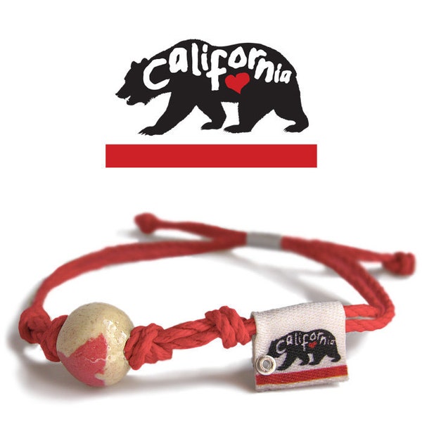 California Earth Bands Bracelet or Anklet | Eco Friendly | Natural Hemp | Vegan Boho | Custom Jewelry | Handmade in USA with Earth & Sand