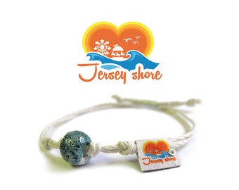 Jersey Shore NJ Earth Bands Beach Bracelet or Anklet | Eco Friendly | Natural Hemp | Vegan Boho | Custom Jewelry | Handmade w/ Earth & Sand