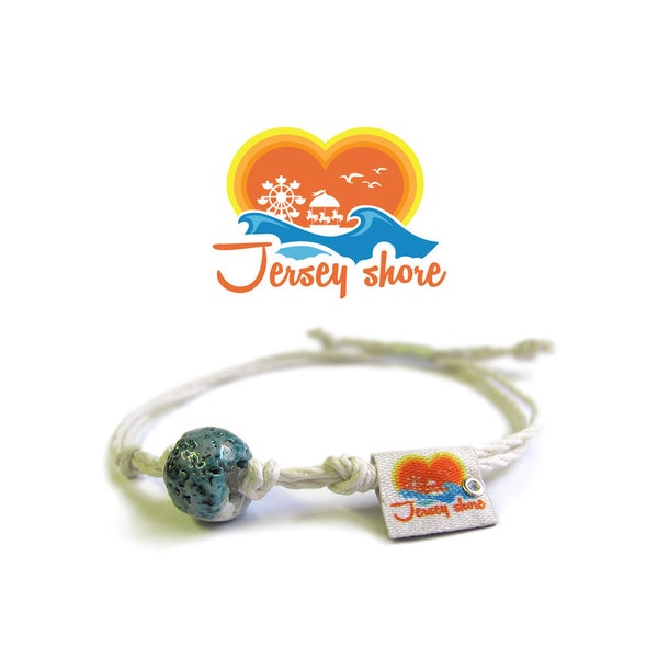 Jersey Shore NJ Earth Bands Beach Bracelet or Anklet | Eco Friendly | Natural Hemp | Vegan Boho | Custom Jewelry | Handmade w/ Earth & Sand