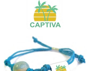 Captiva FL Earth Bands Bracelet and Anklet | Eco Friendly | Natural Hemp | Vegan | Custom Jewelry | Handmade in USA with Earth & Sand