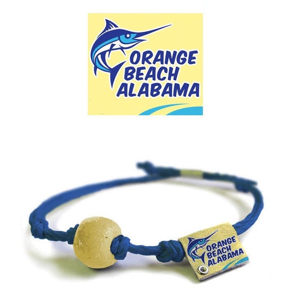 Orange Beach Alabama Earth Bands Bracelet Or Anklet Eco Friendly Natural Hemp Vegan Boho Custom Jewelry Handmade With Earth Sand