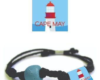 Cape May NJ Earth Bands Bracelet and Anklet | Eco Friendly | Hemp | Vegan | Custom Jewelry | Handmade in USA with Earth & Sand