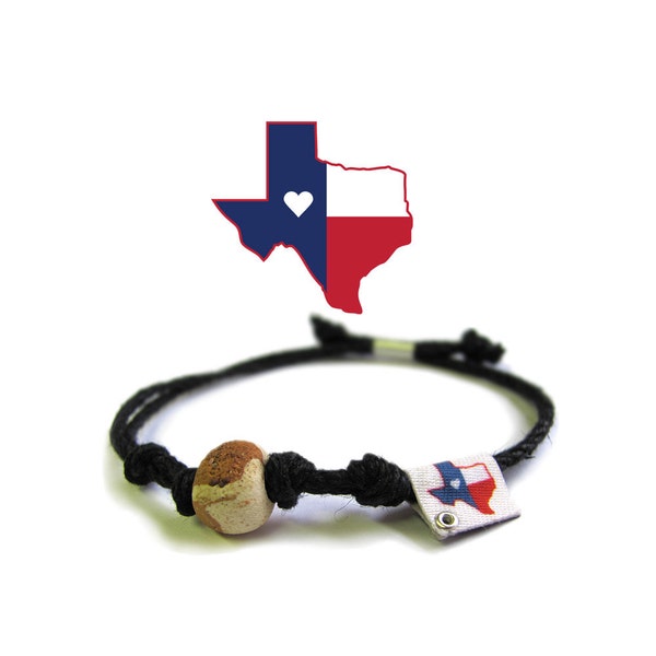 Texas Earth Bands Bracelet or Anklet | Eco Friendly | Natural Hemp | Vegan Boho | Custom Jewelry | Handmade in the USA with Earth & Sand