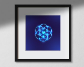 Seed of Life Sacred Geometry Art: Multi-Use Design (Digital Download)