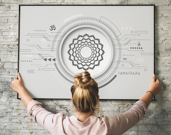 Sahasrara Crown Chakra Art Print: Futura Edition (Digital Download)