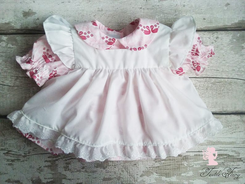 Vintage baby dress Pink baby dress Baby girl clothes Etsy