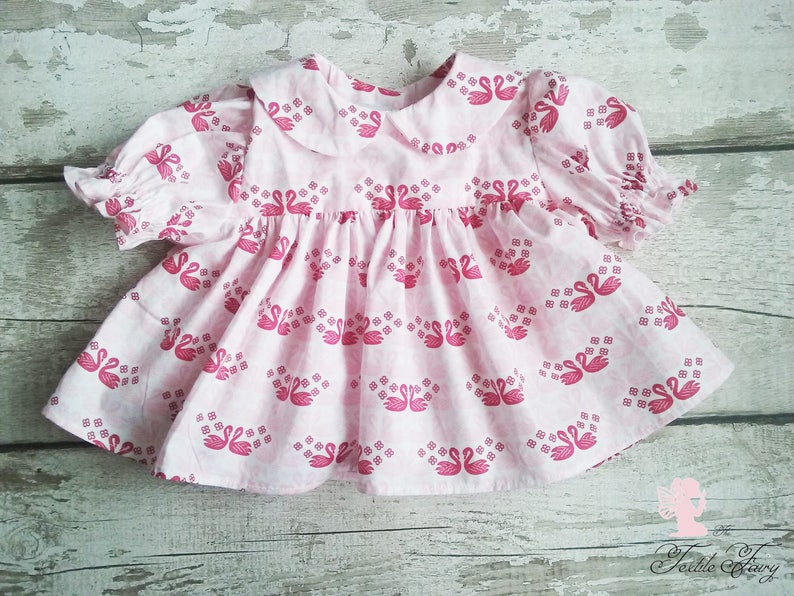 Vintage baby dress Pink baby dress Baby girl clothes Etsy