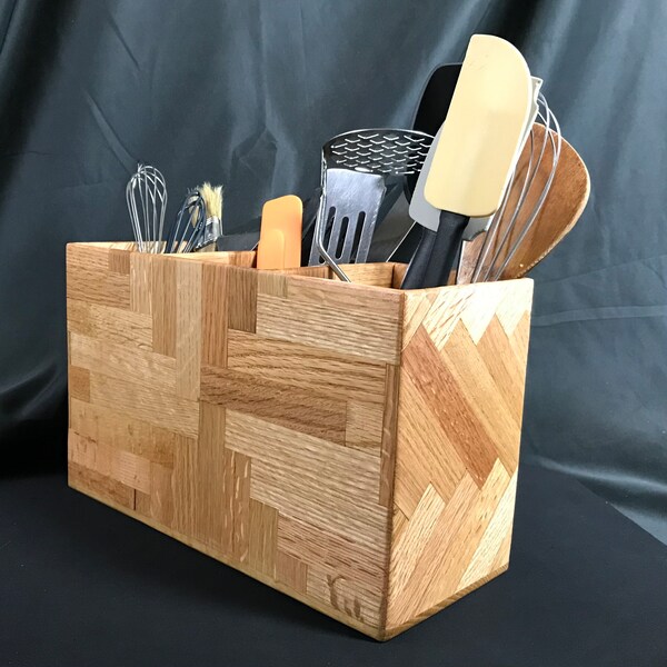 Red Utensil Holder - Etsy