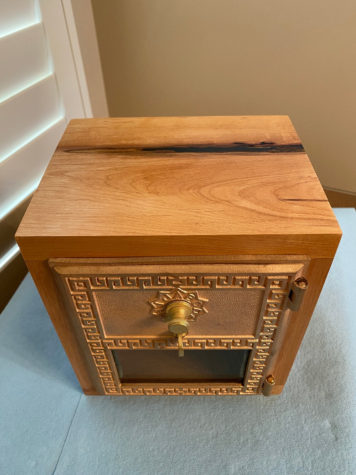 Knotty Alder Upside Down f Post Office Door Safe/bank Etsy Sweden