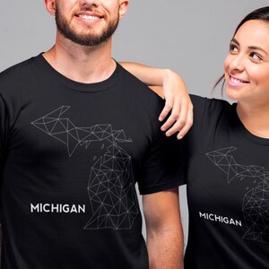 Detroit T-Shirts: Michigan Wire T-Shirt by Detroit Rebels Brand. 75+ Detroit-themed shirts, Great Michigan souvenir gift idea.