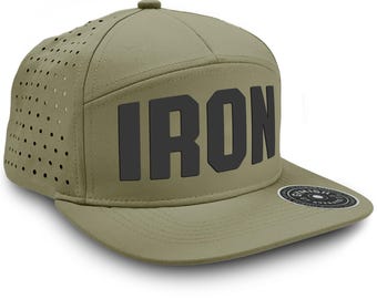Gorras de entrenamiento Gymish Iron para hombre, estilo camionero, con cierre ajustable, para gimnasio y entrenamiento deportivo.