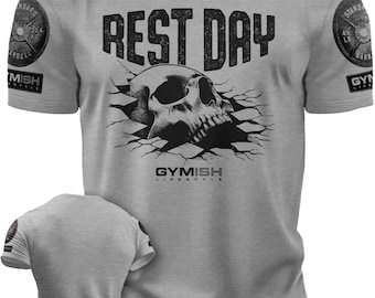 滑り止めベンチプレスシャツ：メンズパワーリフティングジムTシャツ