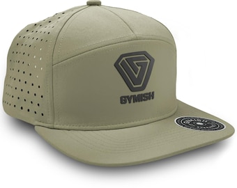 Gymish Workout Gym Hats for Men Fitness Trucker Snapback Gym Training Athletic Cap
