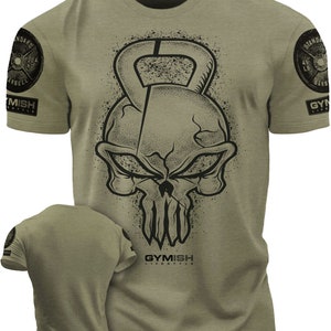028. Camiseta divertida de entrenamiento Gym Reaper para hombres, ropa motivacional para culturismo y gimnasio.