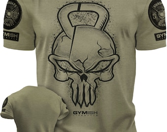 028. Gym Reaper Funny Motivational Workout Gym T-Shirt for Men