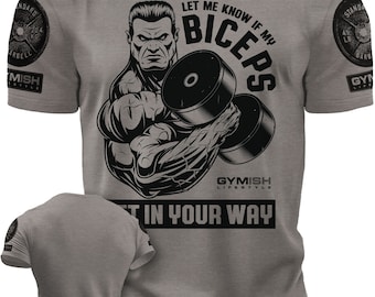 Biceps in your way T-shirt de sport amusant et motivant pour
