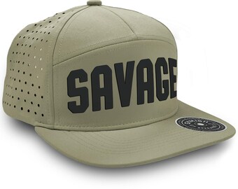 Gymish Savage Workout Gym Hats for Men Fitness Trucker Snapback Gym Training Athletic Cap