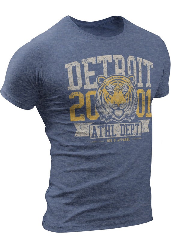 Detroit T-shirts: 2001 Tiger T-shirt by Detroit Rebels Brand. | Etsy